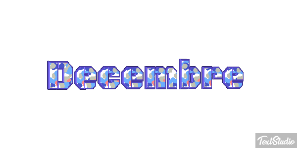 Décembre Effet de texte