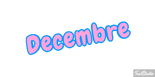 Décembre Effet de texte