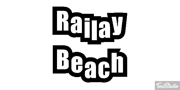 Railay Beach Efekt tekstowy