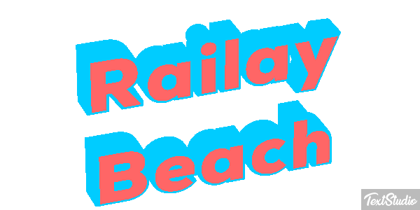 Railay Beach Efekt tekstowy