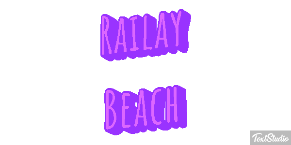 Railay Beach Efekt tekstowy