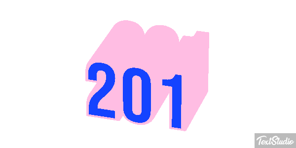 201 Text effect