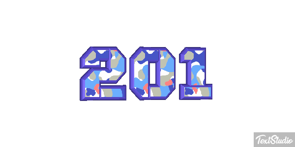 201 Text effect