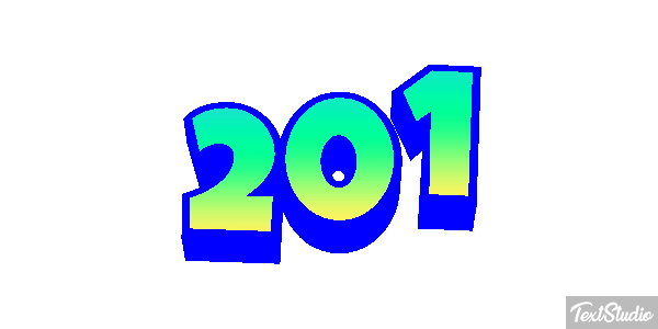 201 Text effect