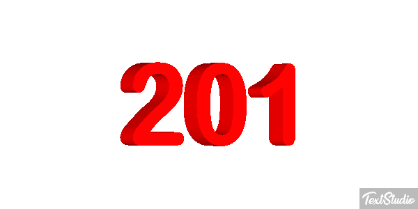 201 Text effect