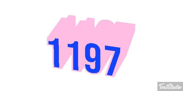 1197 Текстовый эффект