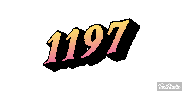 1197 Текстовый эффект