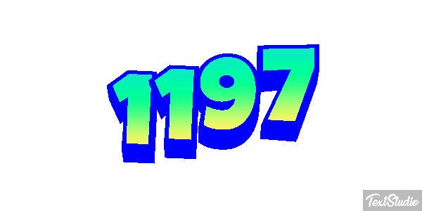1197 Текстовый эффект