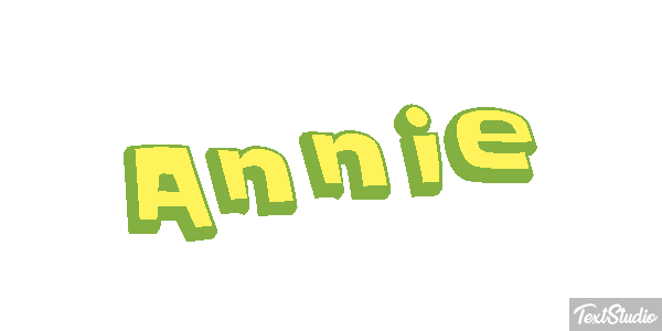 Annie Text effect