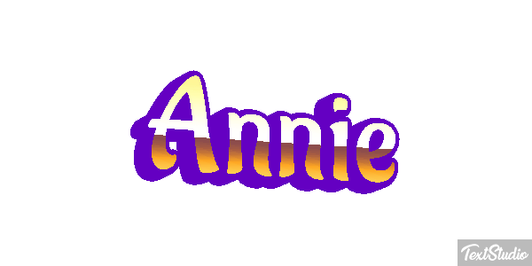 Annie Text effect
