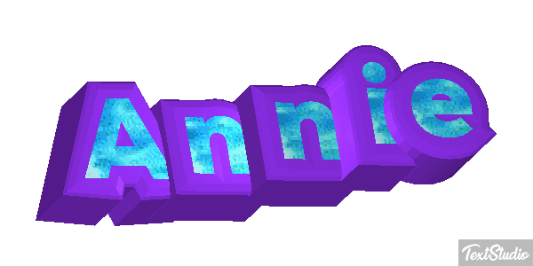 Annie Text effect