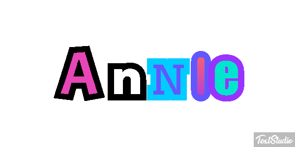 Annie Text effect