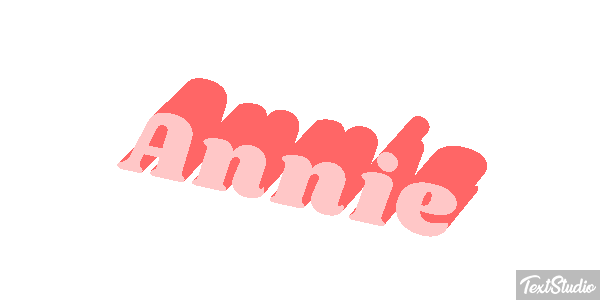 Annie Text effect