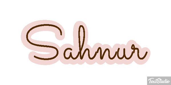 Şahnur Текстовый эффект
