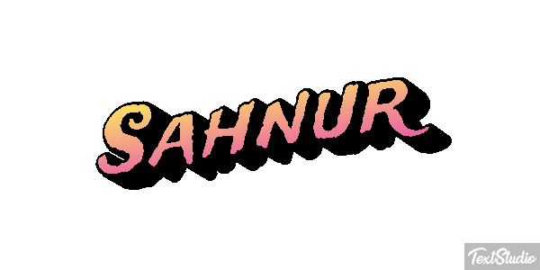 Şahnur Текстовый эффект