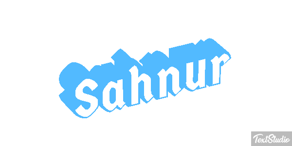 Şahnur Текстовый эффект
