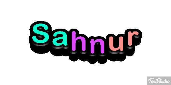 Şahnur Текстовый эффект