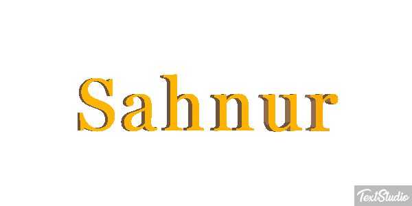 Şahnur Текстовый эффект