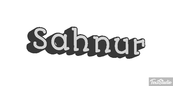 Şahnur Текстовый эффект