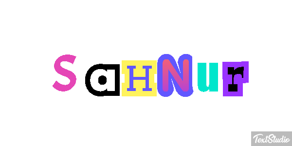 Şahnur Текстовый эффект