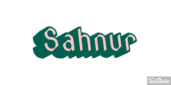 Şahnur Текстовый эффект
