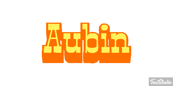 Aubin Texteffekt