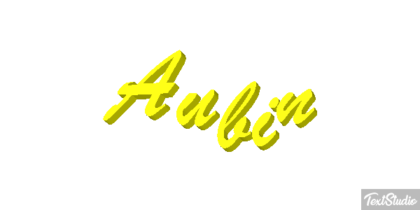 Aubin Texteffekt