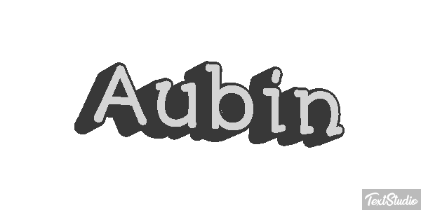 Aubin Texteffekt