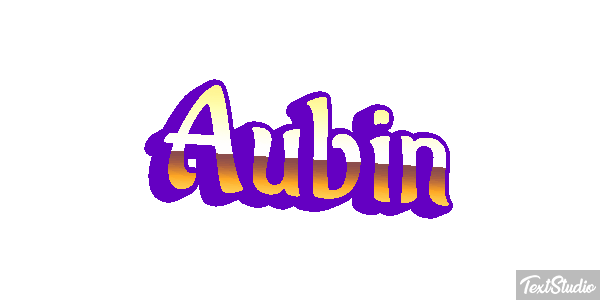 Aubin Texteffekt