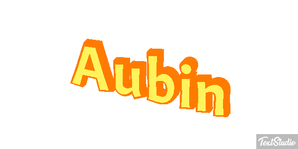 Aubin Texteffekt