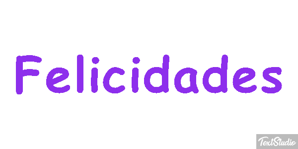 Felicidades Effetto testo