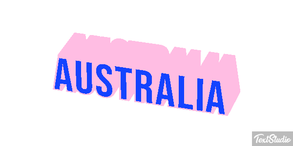 Australia Text effect