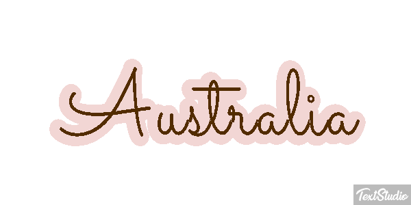Australia Text effect