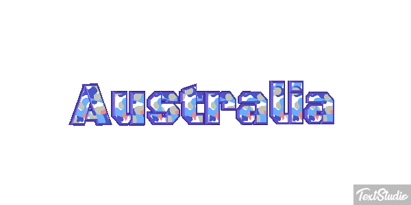 Australia Text effect