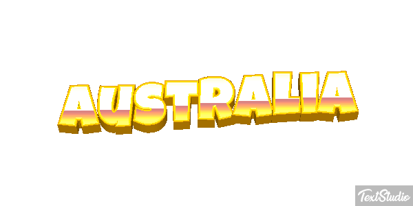 Australia Text effect