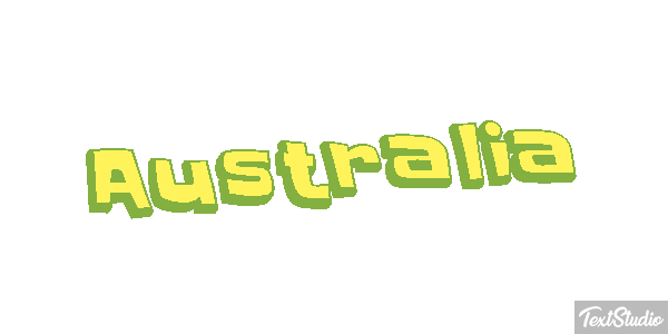 Australia Text effect