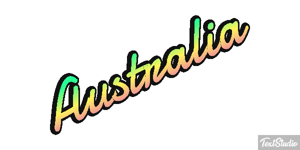 Australia Text effect