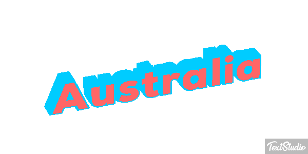 Australia Text effect