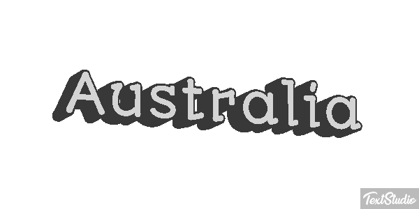 Australia Text effect