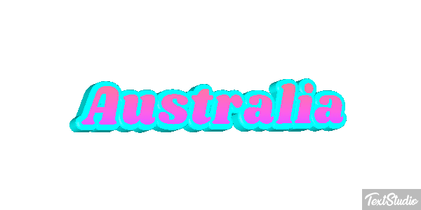Australia Text effect