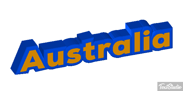 Australia Text effect