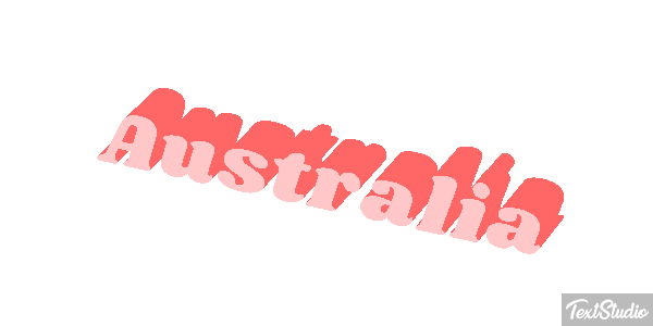 Australia Text effect