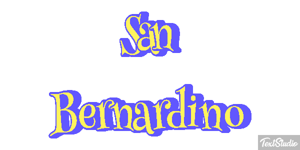 San Bernardino Metin efekti