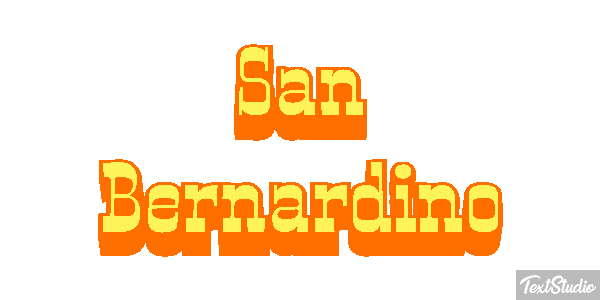 San Bernardino Metin efekti