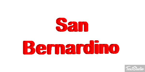San Bernardino Metin efekti