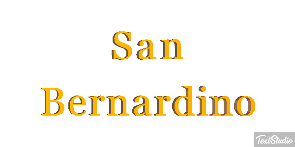 San Bernardino Metin efekti