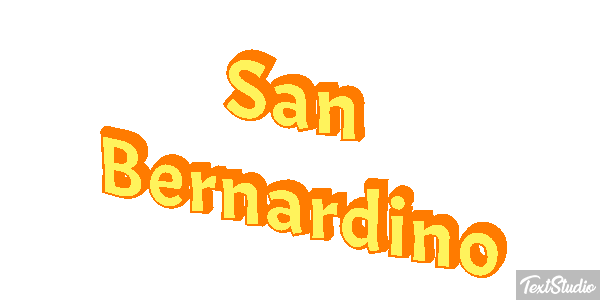 San Bernardino Metin efekti