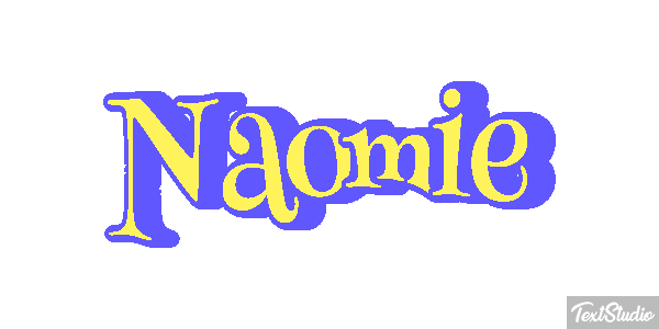 Naomie Text effect