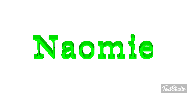 Naomie Text effect