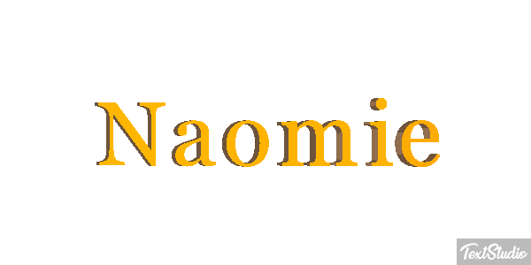 Naomie Text effect
